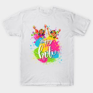 Happy Holi Blue 2024, Festival Hindu Of Spring, Indian Spring, Color India Hindu T-Shirt